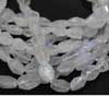 Natural Fine Quality Rainbow Moonstone Faceted Nugget Length is 14 Inches & Sizes from 8.5mm to 11mm Approx.